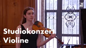 Thumbnail - Studiokonzert Violine