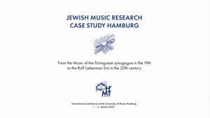 Thumbnail - JEWISH MUSIC RESEARCH - Yuval Shaked (Haifa) Lecture and discussion The opera 'Der Turm' ‒ Composer Josef Tal’s collaboration with librettist Hans Keller as conceived and reflected in their correspondence